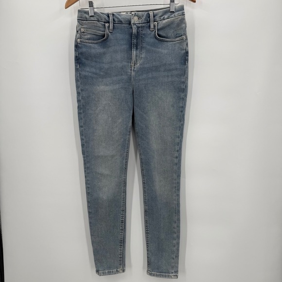 Free People We The Free High Waisted Skinny Jeans Womens 28 Blue Denim OBII33447 - Picture 2 of 9